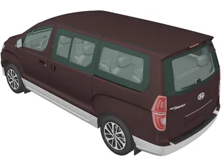 Hyundai Grand Starex (2018) 3D Model preview