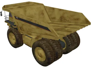 Caterpillar 257M 3D Model preview