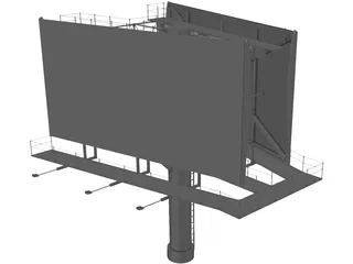 Billboard 3D Model preview