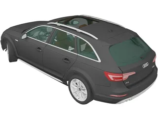 Audi A4 Allroad [B9] (2017) 3D Model preview