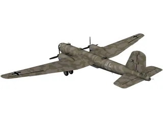 Heinkel HE-177 3D Model preview