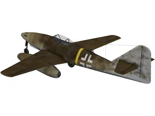Messerschmitt ME-262 3D Model preview