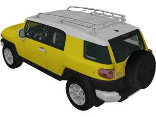 Toyota FJ Cruiser (2010) 3D Model preview