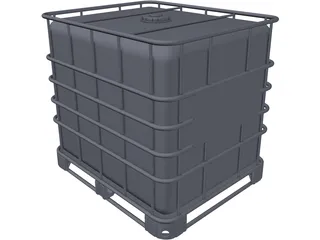 Water Tank 3D Model preview