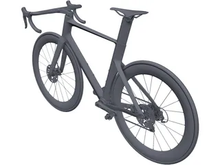 Road Bicycle 3D Model preview