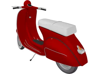 Piaggio Vespa (1962) 3D Model preview