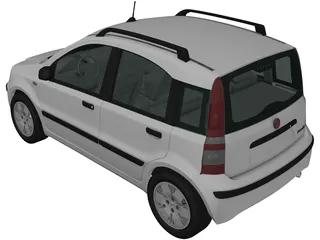 Fiat Panda (2011) 3D Model preview
