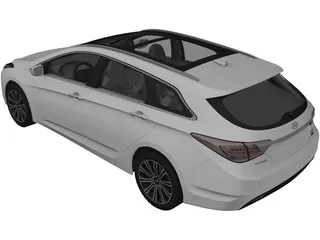 Hyundai i40 Wagon (2015) 3D Model preview