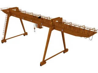 Crane 3D Model preview