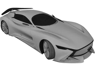Infiniti Vision Gran Turismo Concept (2014) 3D Model preview