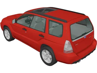 Subaru Forester (2005) 3D Model preview