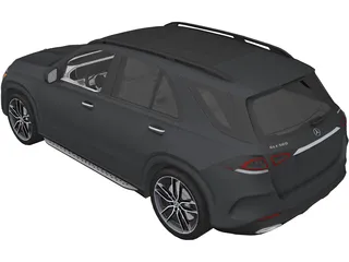 Mercedes-Benz GLE580 (2020) 3D Model preview