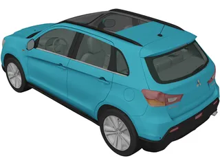 Mitsubishi ASX (2010) 3D Model preview