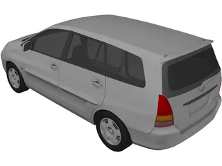Toyota Innova (2010) 3D Model preview