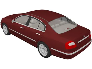 Infiniti Q45 (2002) 3D Model preview
