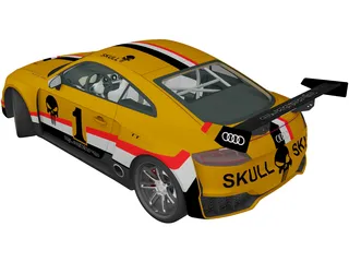 Audi TT RS Clubsport Race Turbo (2021) 3D Model preview