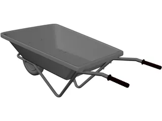 Wheelbarrow 3D Model preview