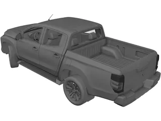 Mitsubishi L200 Triton (2021) 3D Model preview