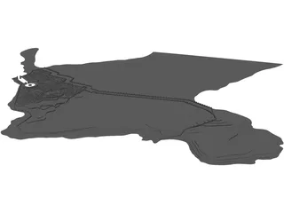 Ancient Punic Carthage 3D Model preview