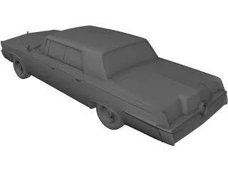 Chrysler Crown Imperial (1965) 3D Model preview