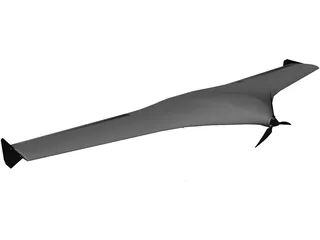 ZALA 421-04 UAV 3D Model preview