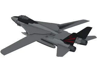 F-14B 3D Model preview