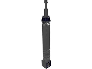 Cairo Tower 3D Model preview