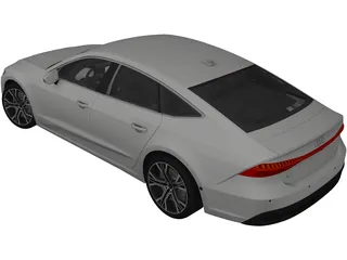 Audi A7 (2019) 3D Model preview