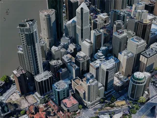 Brisbane City Center, Australia (2019) 3D Model preview