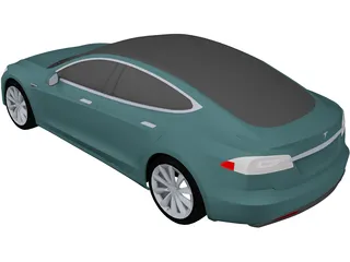 Tesla Model S (2020) 3D Model preview