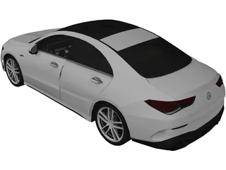 Mercedes-Benz CLA35 AMG  (2020) 3D Model preview