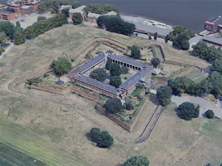 New York City, Governors Island, USA (2019) 3D Model preview