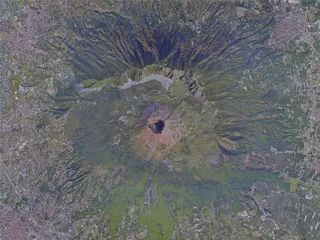 Mount Vesuvius, Naples, Italy (2020) 3D Model preview
