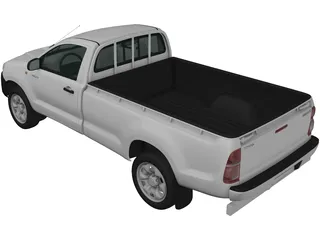 Toyota Hilux (1999) 3D Model preview