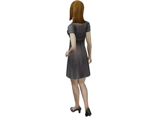 Girl 3D Model preview