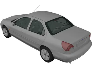 Ford Mondeo Sedan (1996) 3D Model preview