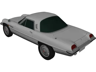 Mazda Cosmo (1967) 3D Model preview