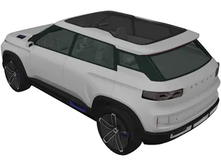 Geely Icon Concept (2020) 3D Model preview