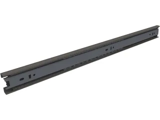 Telescopic Slide 3D Model preview