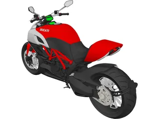 Ducati Diavel (2011) 3D Model preview