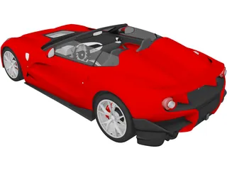 Ferrari F12 TRS (2014) 3D Model preview