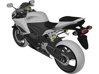 Honda CBR600RR (2009) 3D Model preview