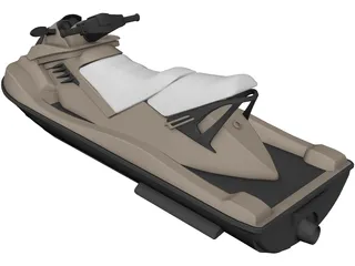 Kawasaki Ultra Jet Ski 3D Model preview