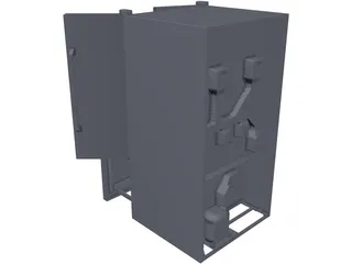 Refrigerator 3D Model preview