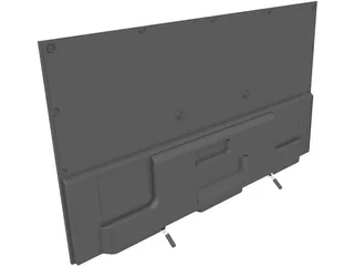 Sony Smart TV 3D Model preview
