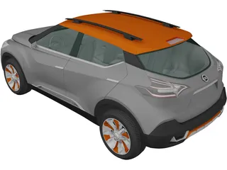 Nissan Kicks Concept (2014) 3D Model preview