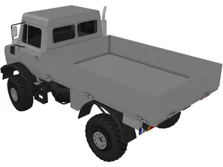 Mercedes-Benz Unimog 3D Model preview