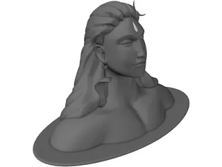 Shiva Statue 3D Model preview