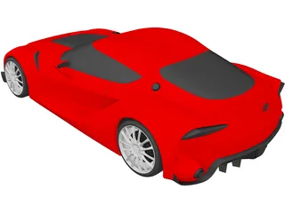 Toyota FT-1 Supra Concept (2014) 3D Model preview
