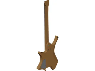 Strandberg Boden J6 Bass Guitar 3D Model preview